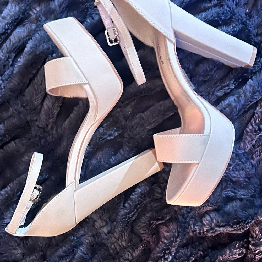 Elegant Cream Women's Heels